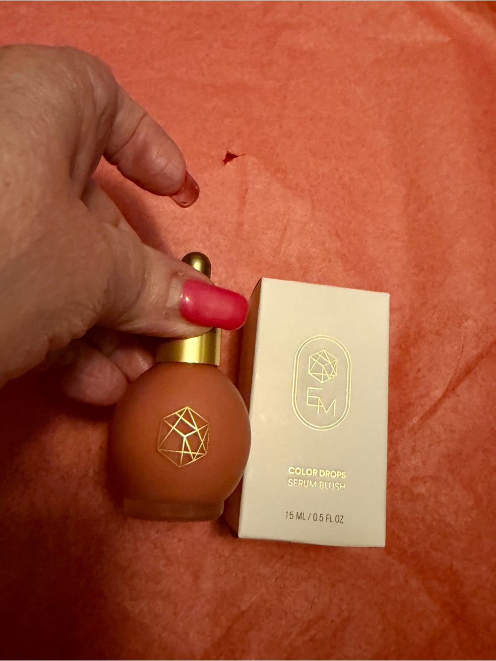 EM Color Drops Serum Blush - Rose Milk NEW - Picture 3 of 6